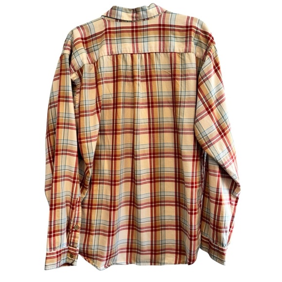 Patagonia Organic Cotton Plaid Button Shirt Size L - Picture 4 of 5